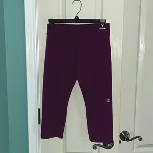 Zumba knee length leggings Sz S
